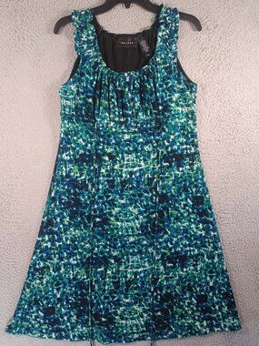 Axcess Women's Sleeveless Crew Neck Multicolor Dress